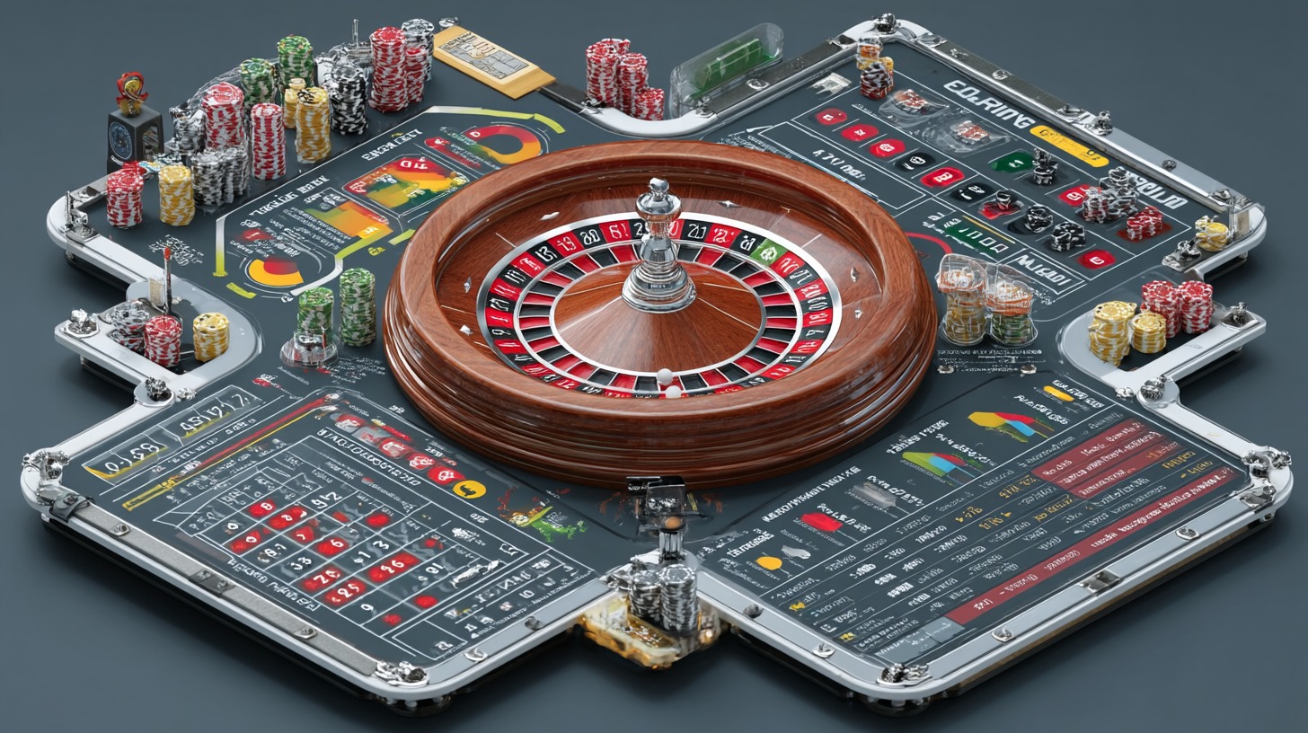 Financial model of online casino